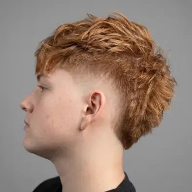 Účes Burst Fade - inspirace pro pánský účes od Real Barber v Praze
