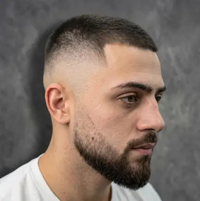 Účes Buzz Cut - inspirace pro pánský účes od Real Barber v Praze